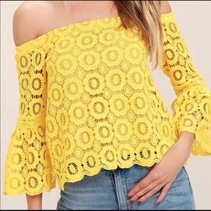 Lulu’s off the shoulder top